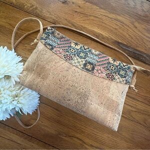 Sustainable Natural Cork Crossbody Bag